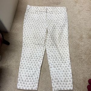Loft Marisa cropped pants Size 4P